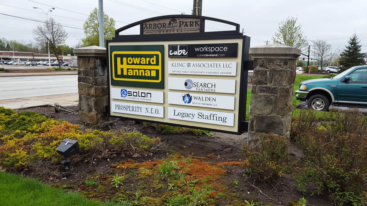 Multi Tenant Signage by Easy Sign Group Multiple Occupant Signs