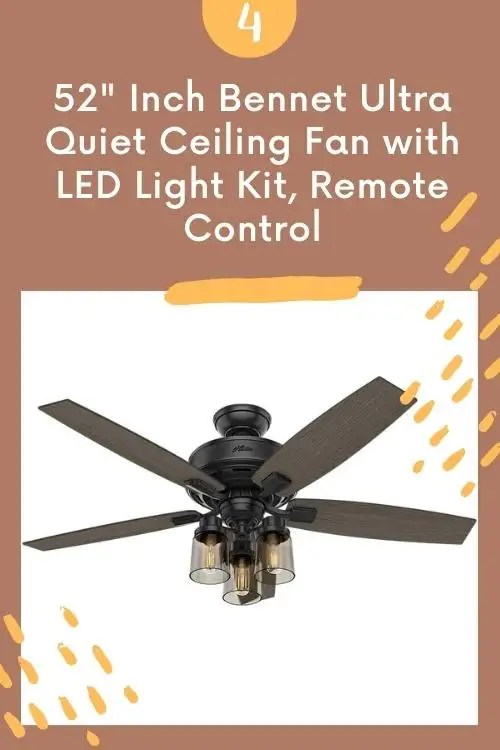 Quietest Ceiling fans with light for Bedroom Quiet Ceiling Fans 2023