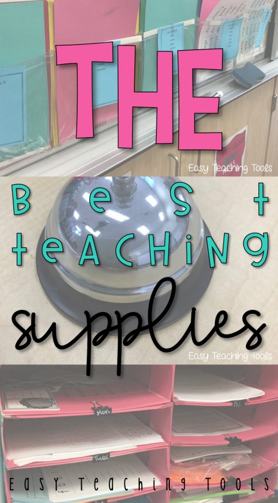 My Favorite Teaching Supplies I Can't Live Without to Get Organized