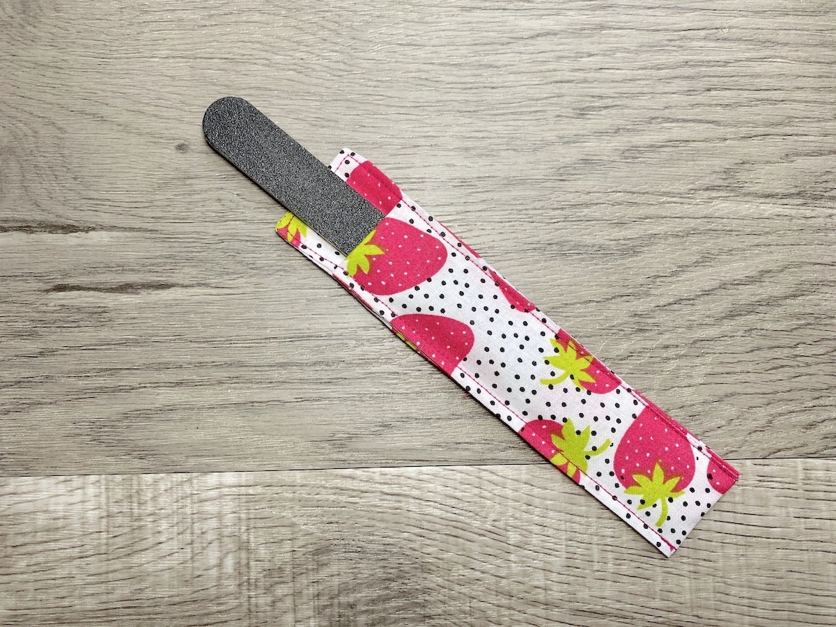 DIY Nail File Carrying Case Easy Things to Sew