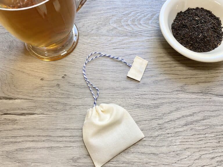 How to Sew a Reusable Muslin Tea Bag Easy Things to Sew