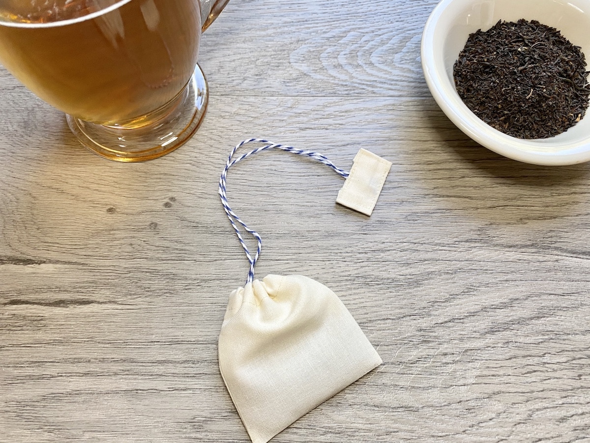 How to Sew a Reusable Muslin Tea Bag Easy Things to Sew