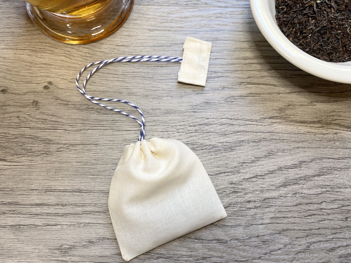 How to Sew a Reusable Muslin Tea Bag Easy Things to Sew