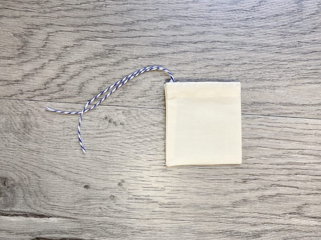 How to Sew a Reusable Muslin Tea Bag Easy Things to Sew