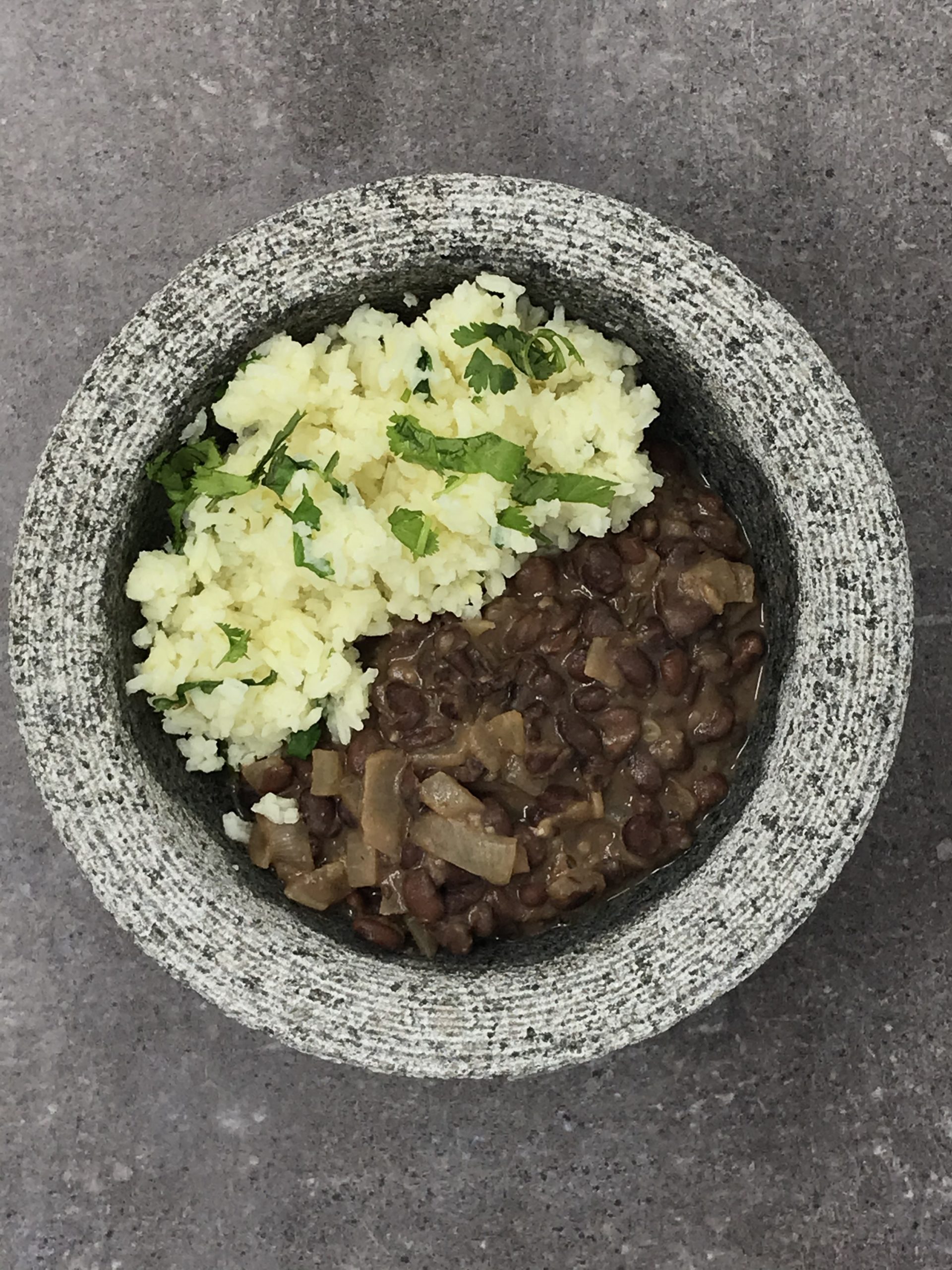 Brazilian Beans and Rice Easy To Chew