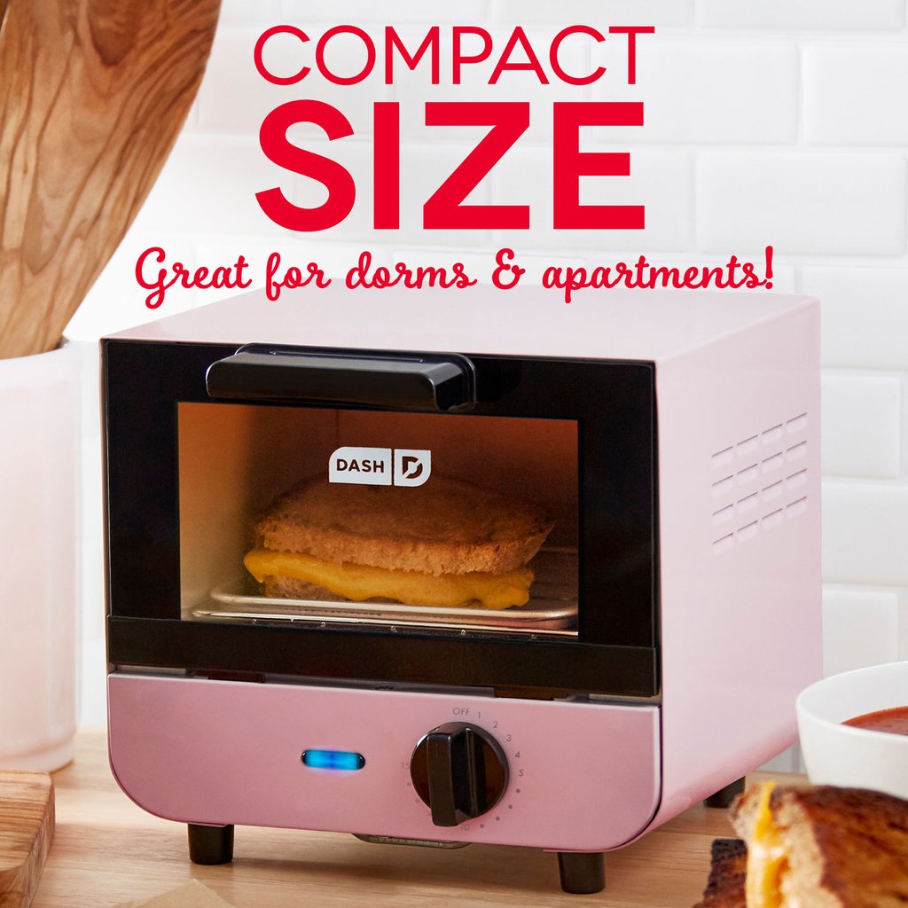 Save 10 on a pink DASH mini toaster oven limited offer!