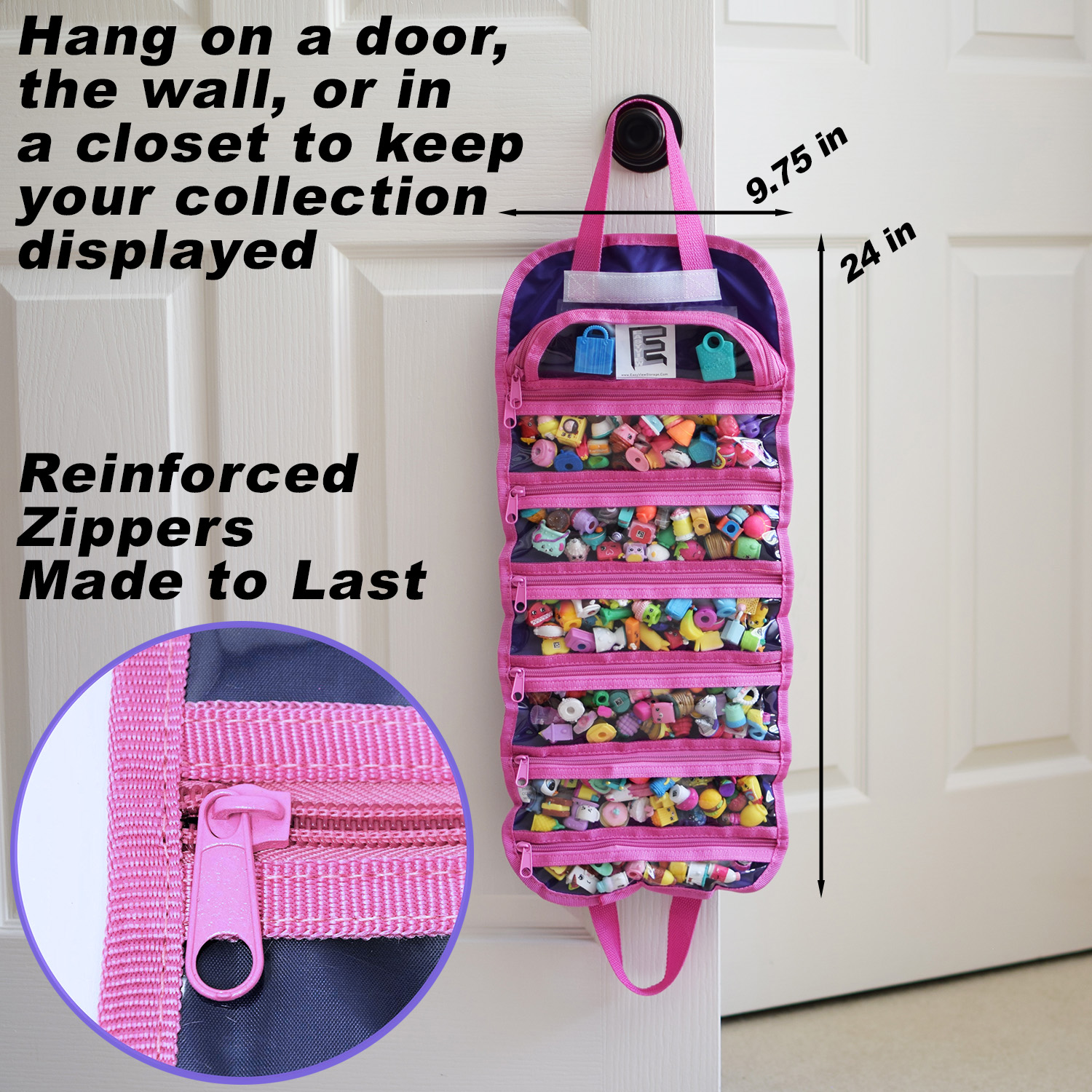 EASYVIEW Toy Storage Organizer (Purple) EASYVIEW