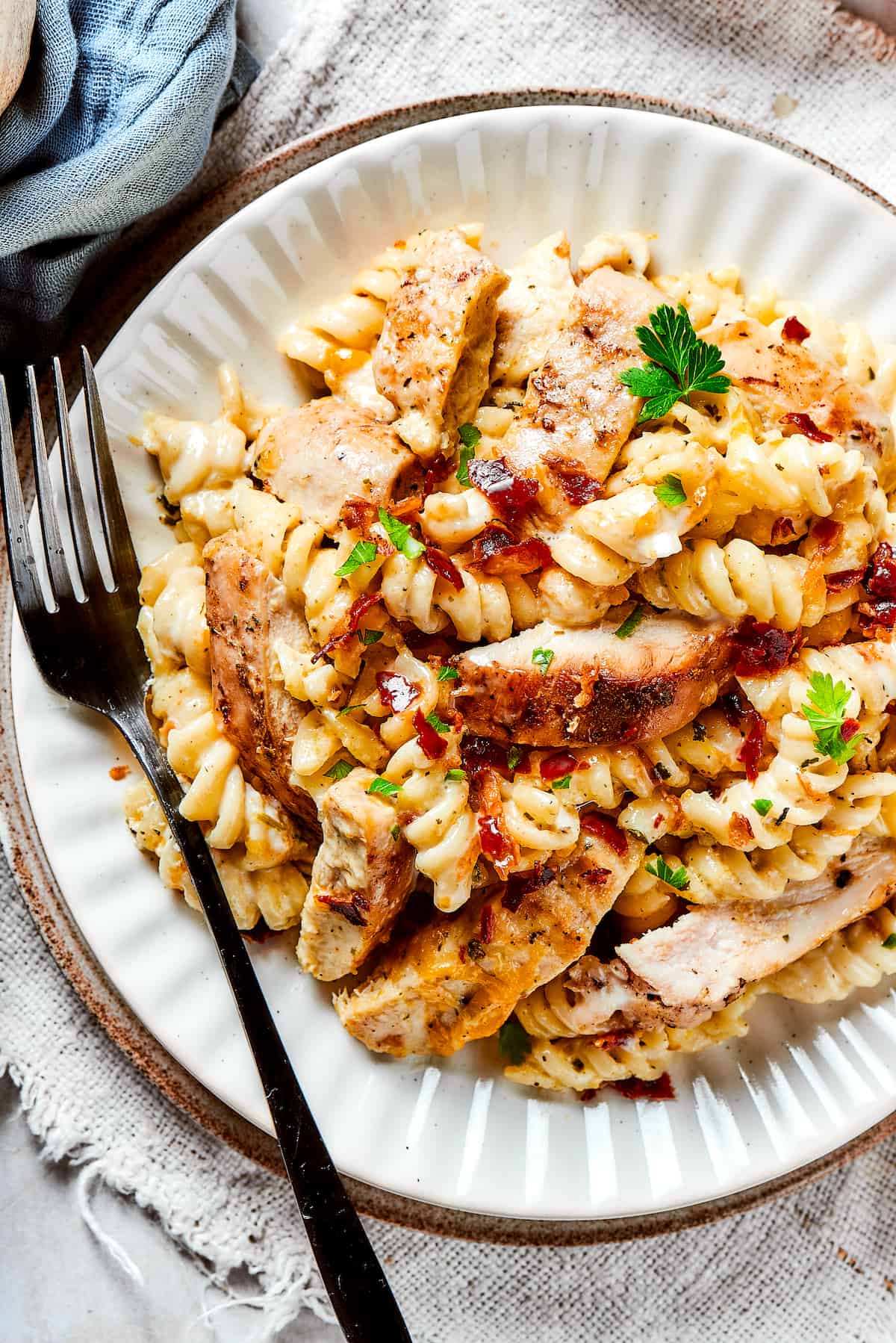 Chicken Bacon Ranch Pasta Easy Weeknight Recipes