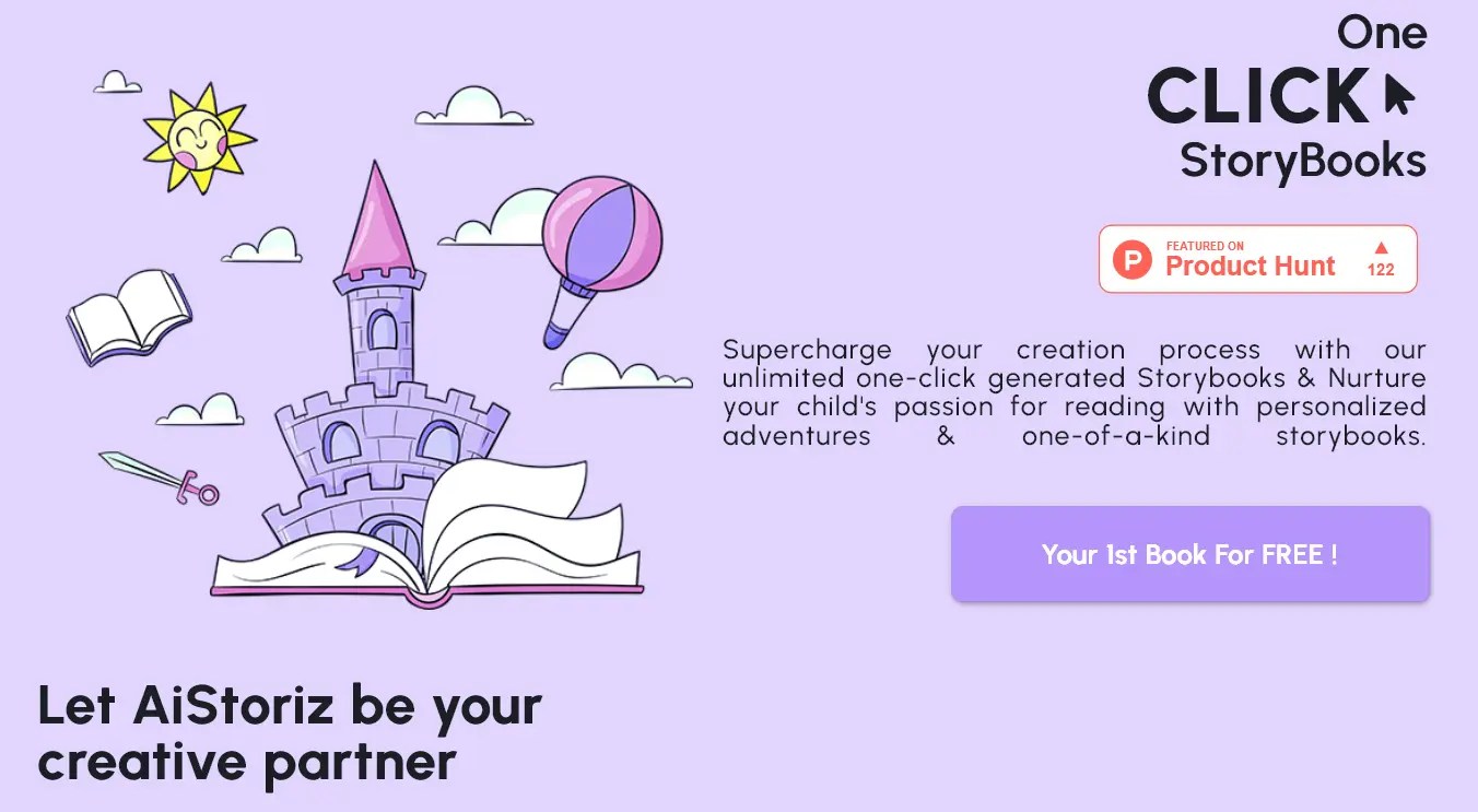 AIStoriz AI Storybook Generator Easy With AI