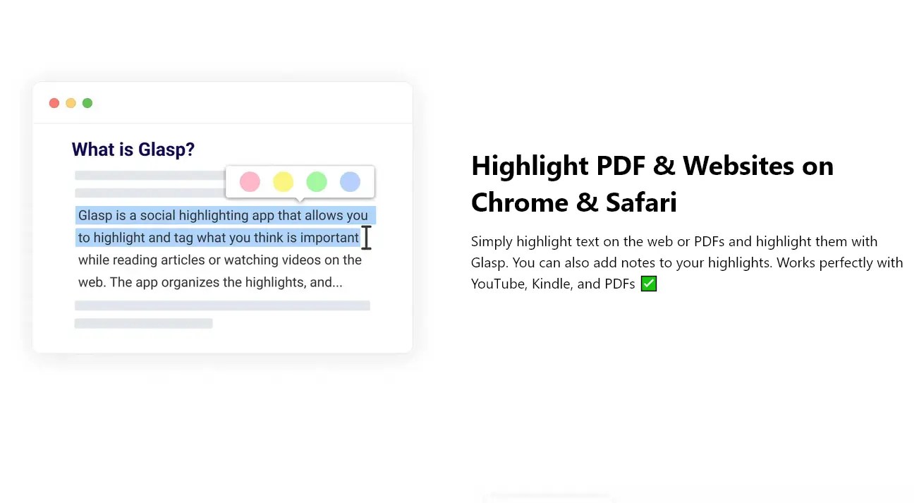 Glasp AI PDF &  Highlighter Easy With AI