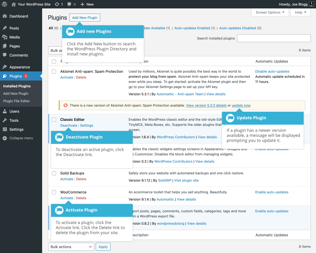 WordPress Plugins - Easy WP Guide