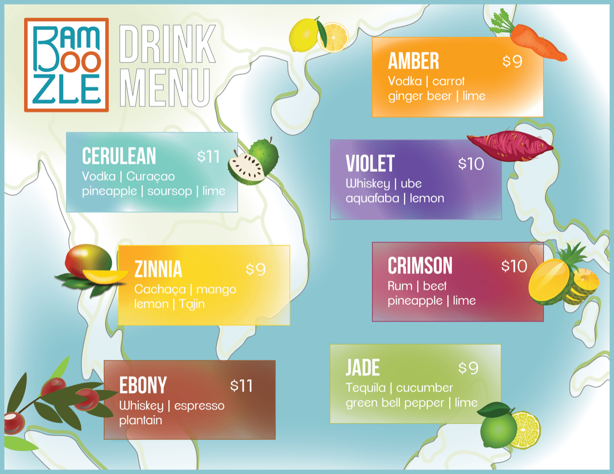 Drink Menu Eat Bamboozle