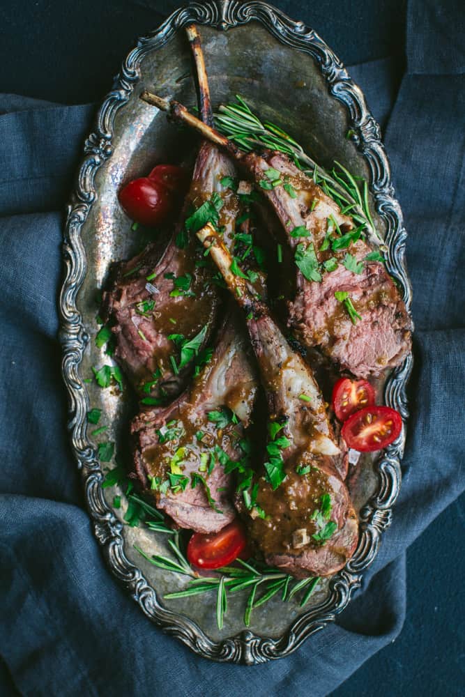 Keto Grilled Greek Lamb Chops