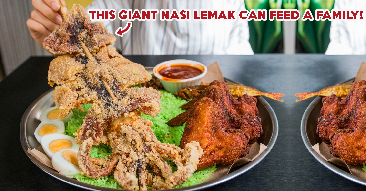 Route 12 Review: Giant Nasi Lemak With XXL Sotong Near ...