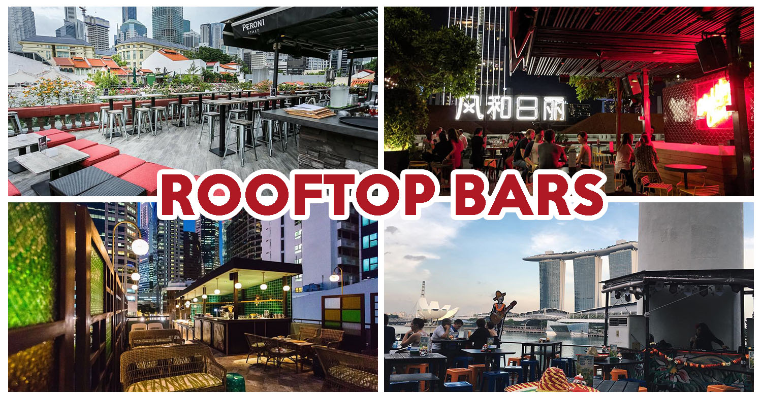 10 Rooftop Bars With Views And Beer Promos in Singapore