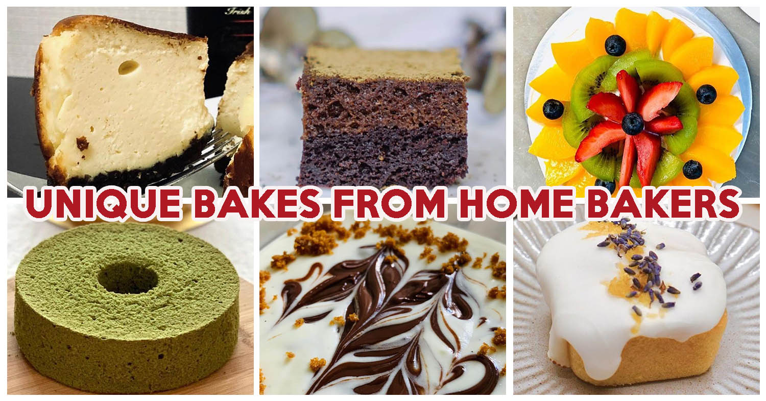 25 Home Bakers Selling Unique Bakes With Matcha Chiffon Cake, Pineapple