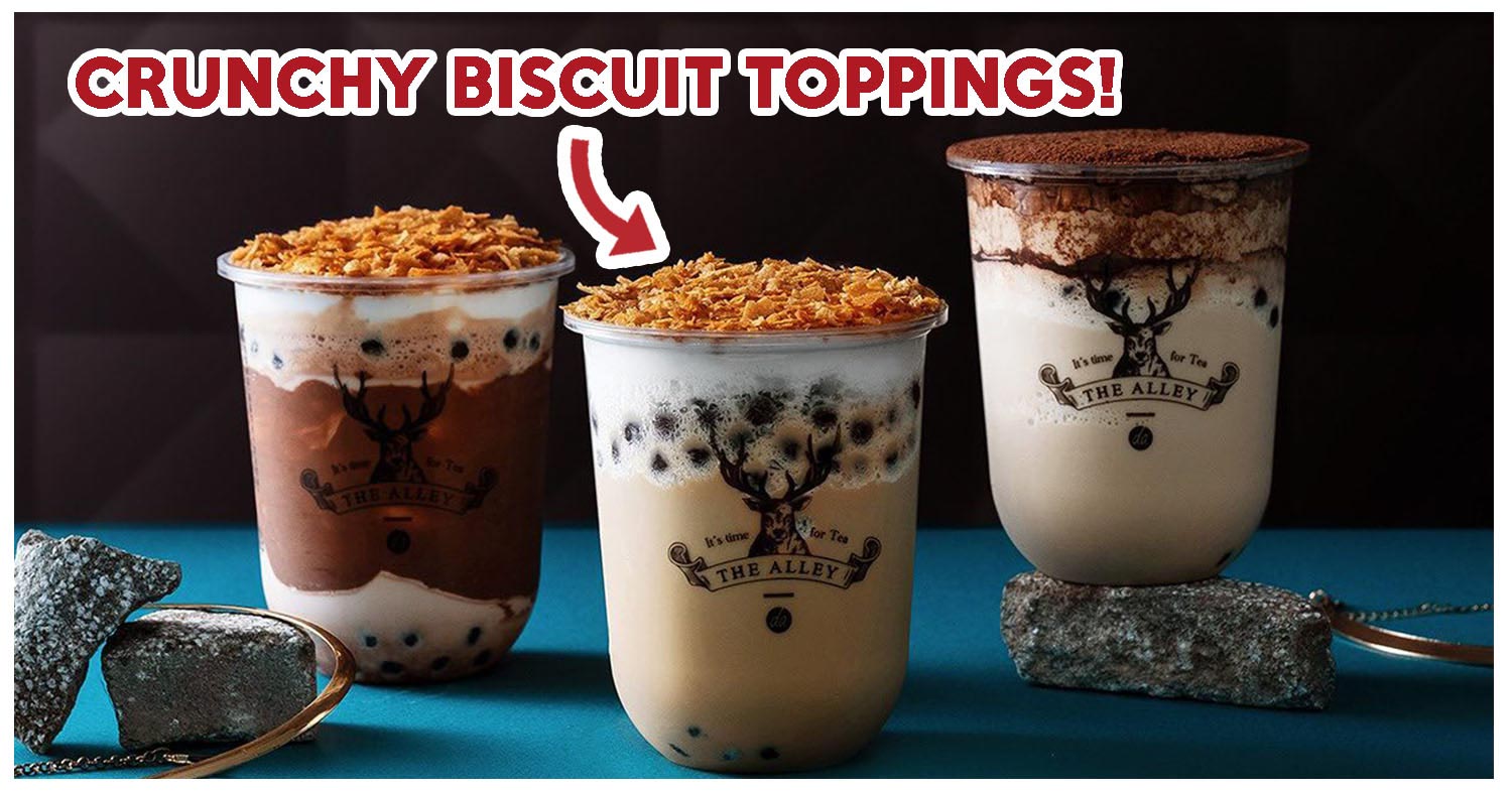 The Alley Has A New Crunchy Milk Tea Series With Three Different