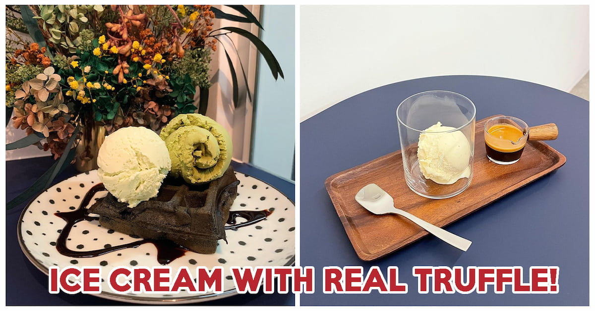 Sugartown New Cafe In Punggol With Italian White Truffle Ice Cream