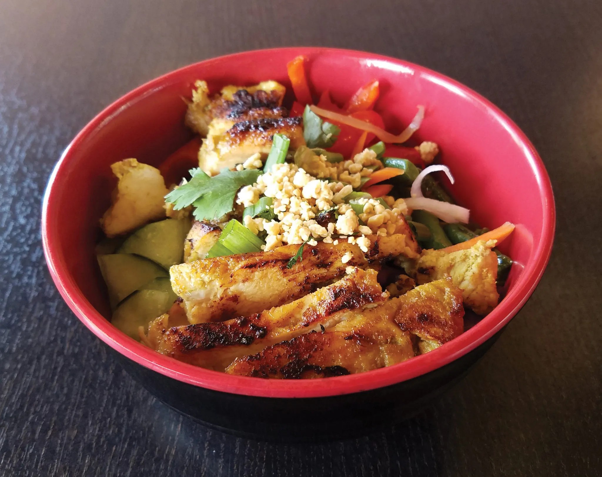 BYO Satay Chicken Bowl Chasu Kitchen