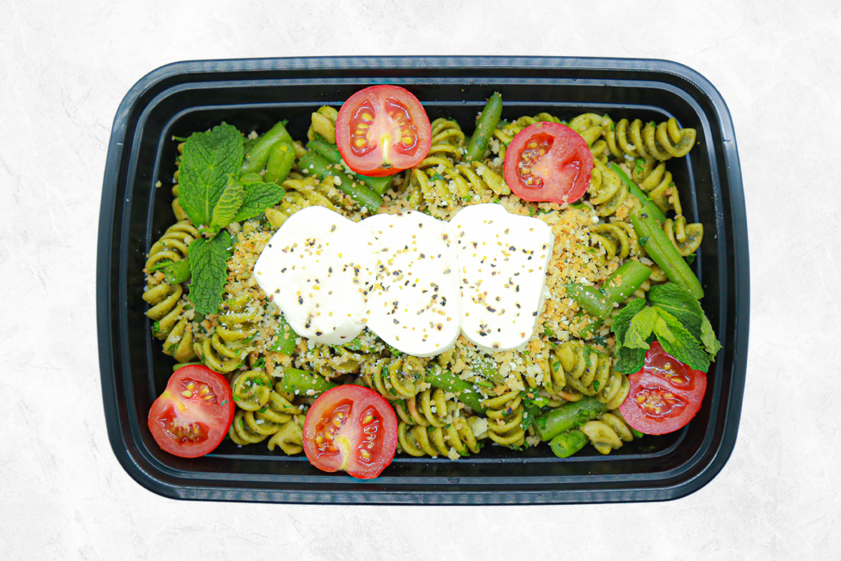 Pesto Pasta Eat Clean Chicago