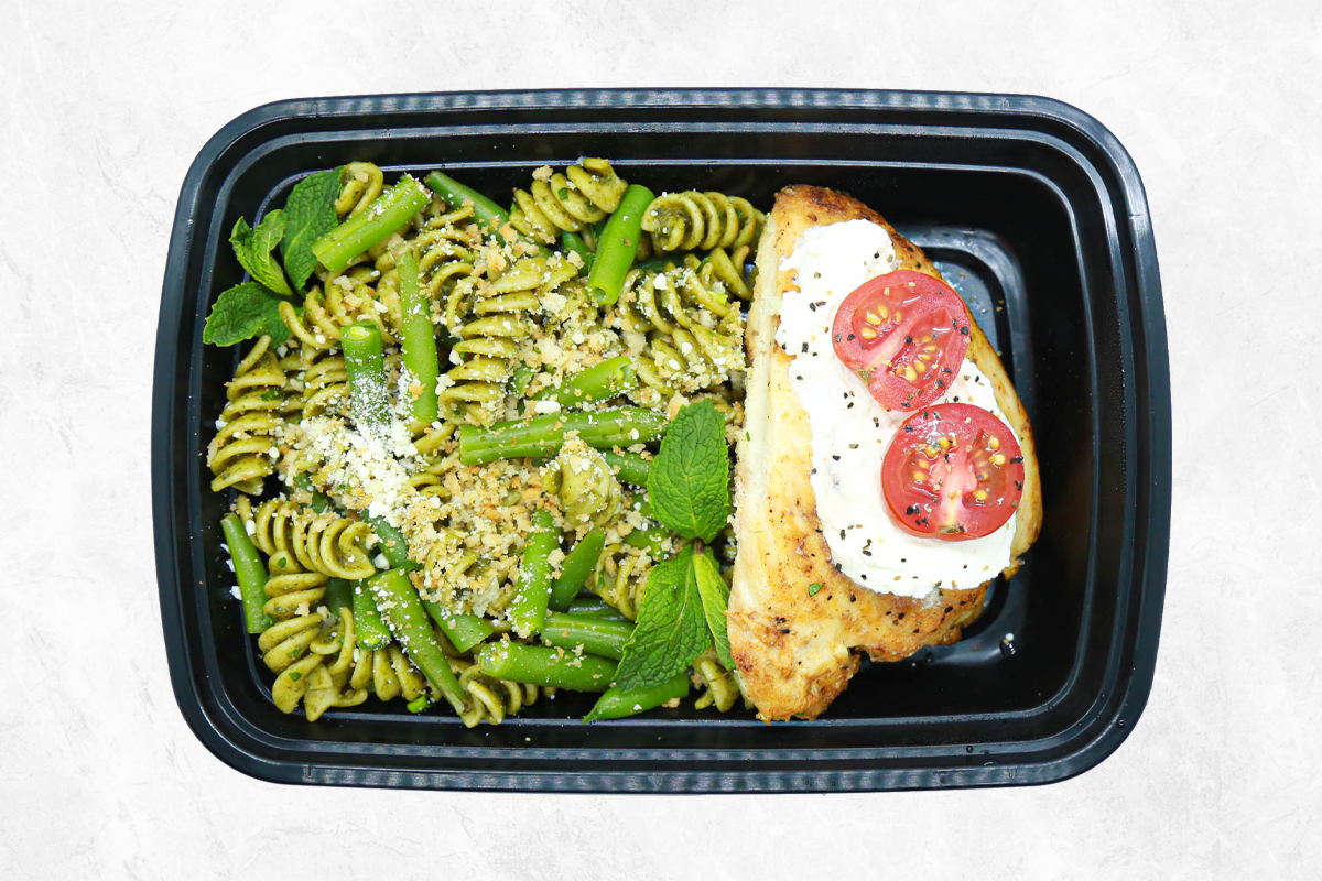 Pesto Pasta Eat Clean Chicago