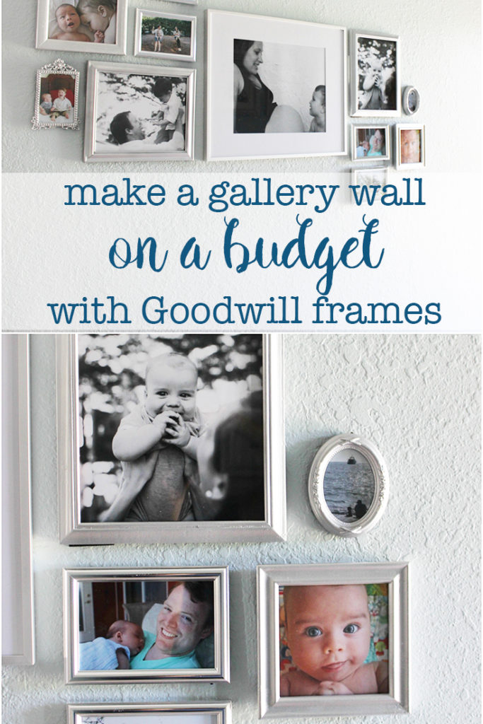 Make a gallery wall on a budget with Goodwill frames Eat, Drink, and