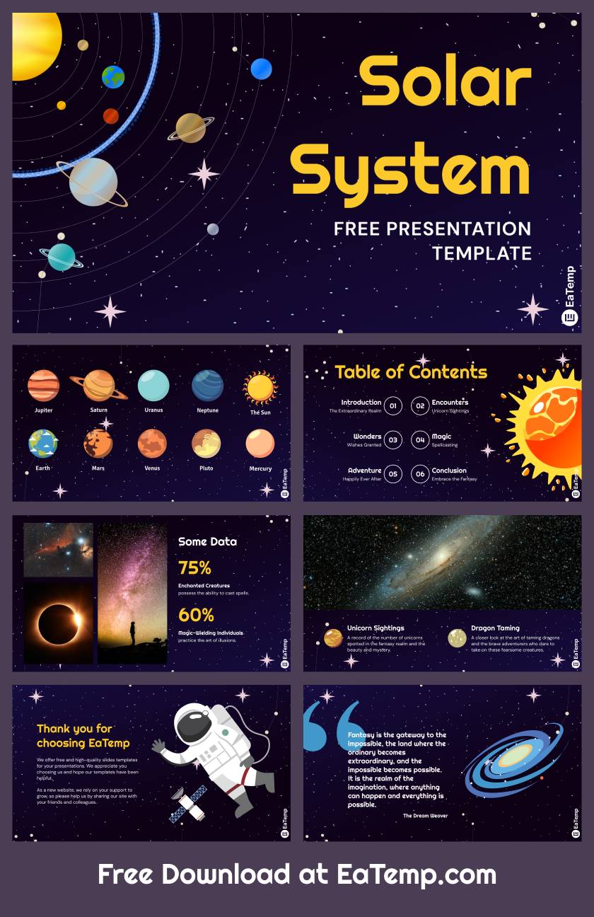 Solar System PowerPoint Presentation Template & Google Slides Theme