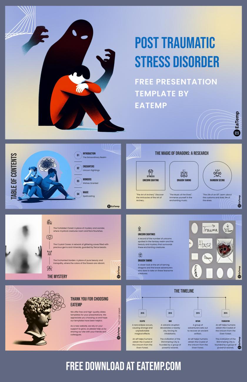 Post Traumatic Stress Disorder PowerPoint Presentation Template