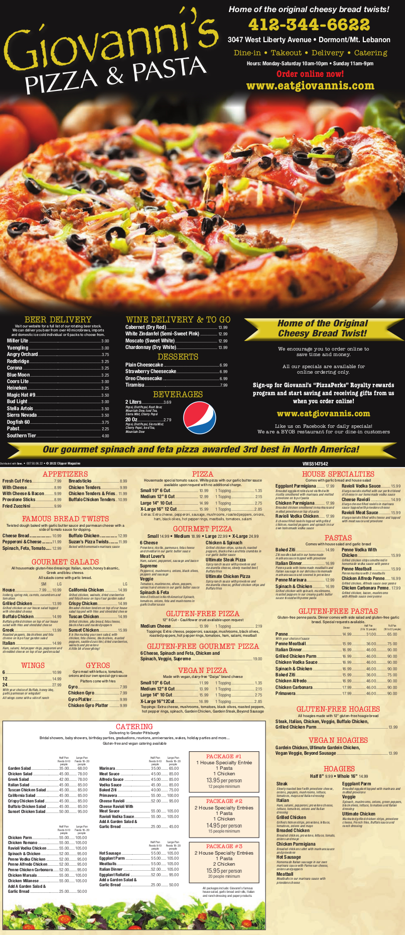 Giovannis Pizza and Pasta