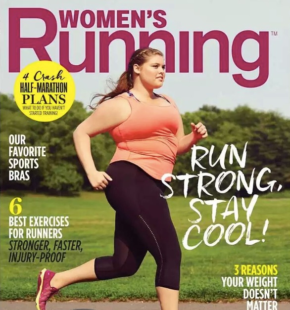 Women's Running Magazine Features PlusSize Model On Cover