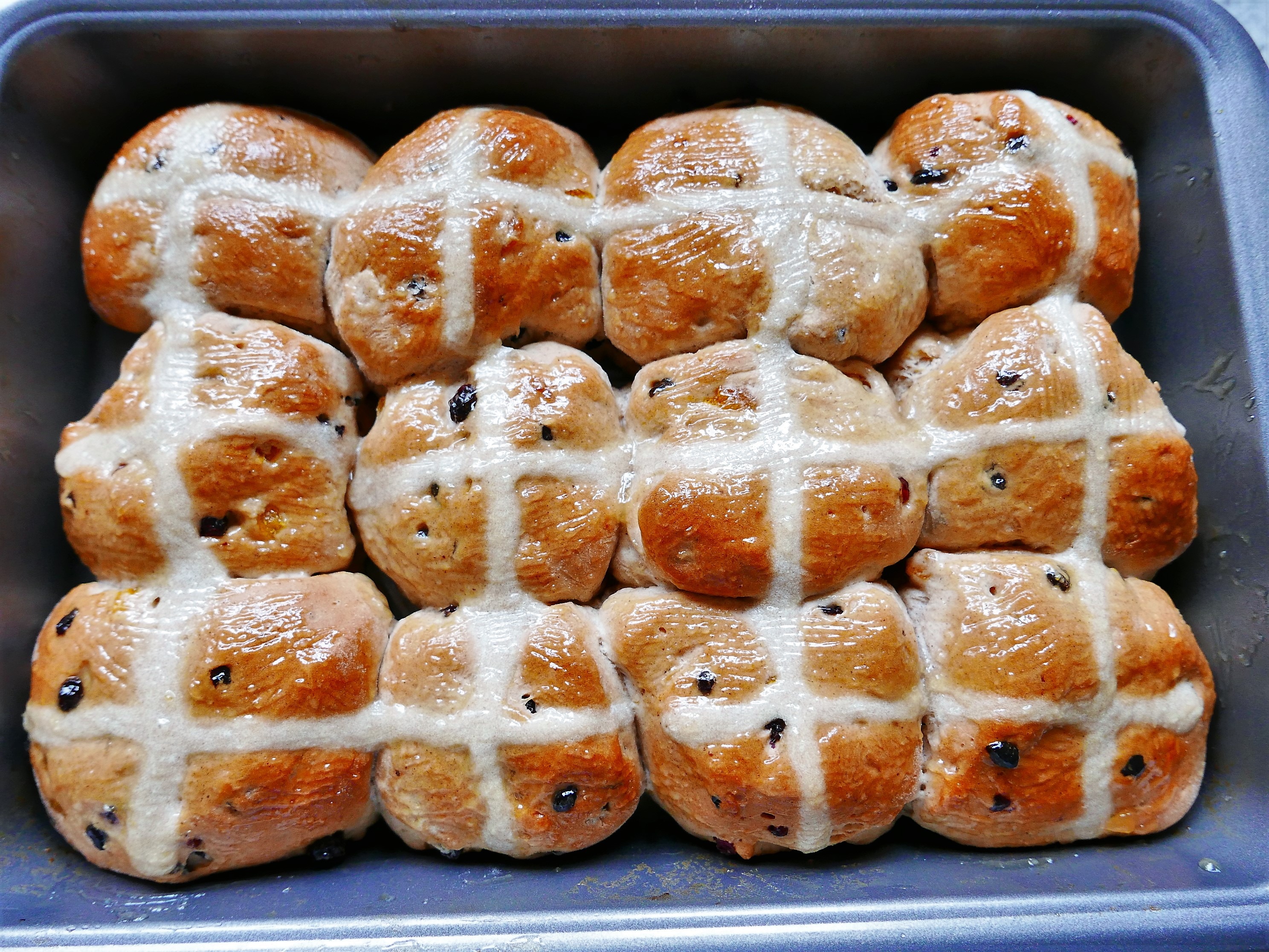 HOT CROSS BUNS (a little effort, but well worth it!) Eating for Ireland