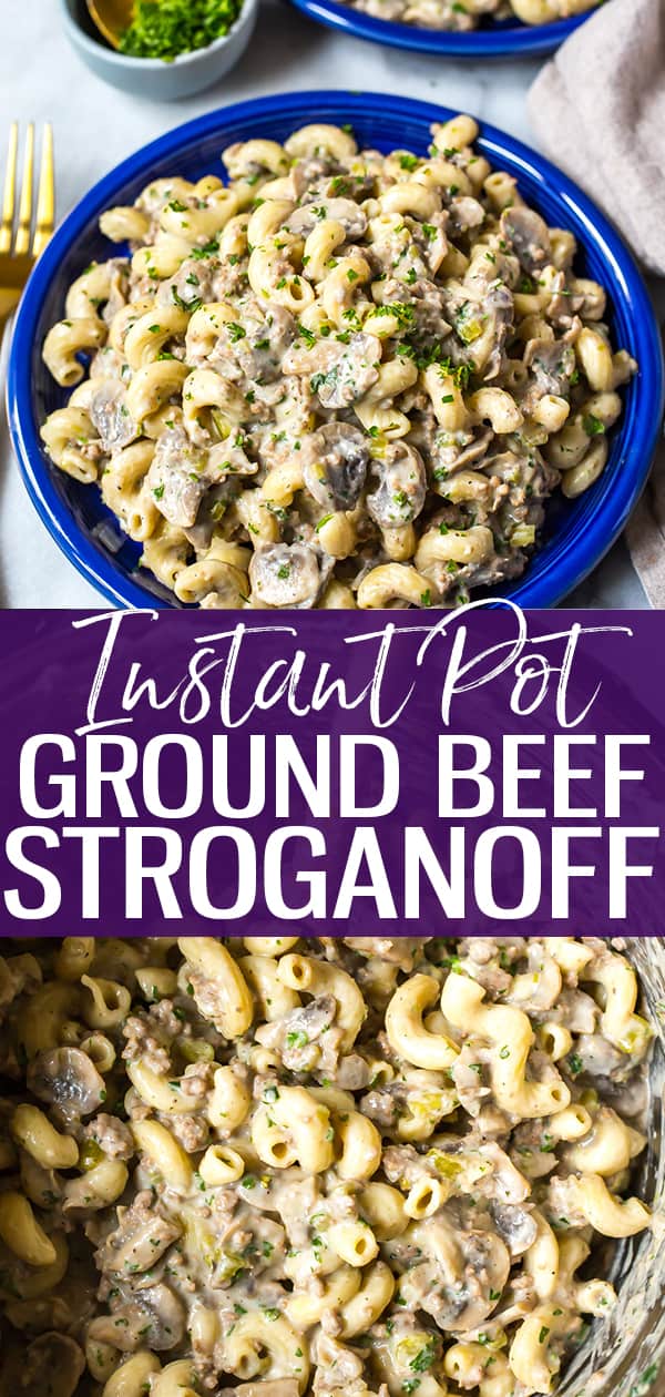Instant Pot Beef Stroganoff {Super Easy!} Eating Instantly