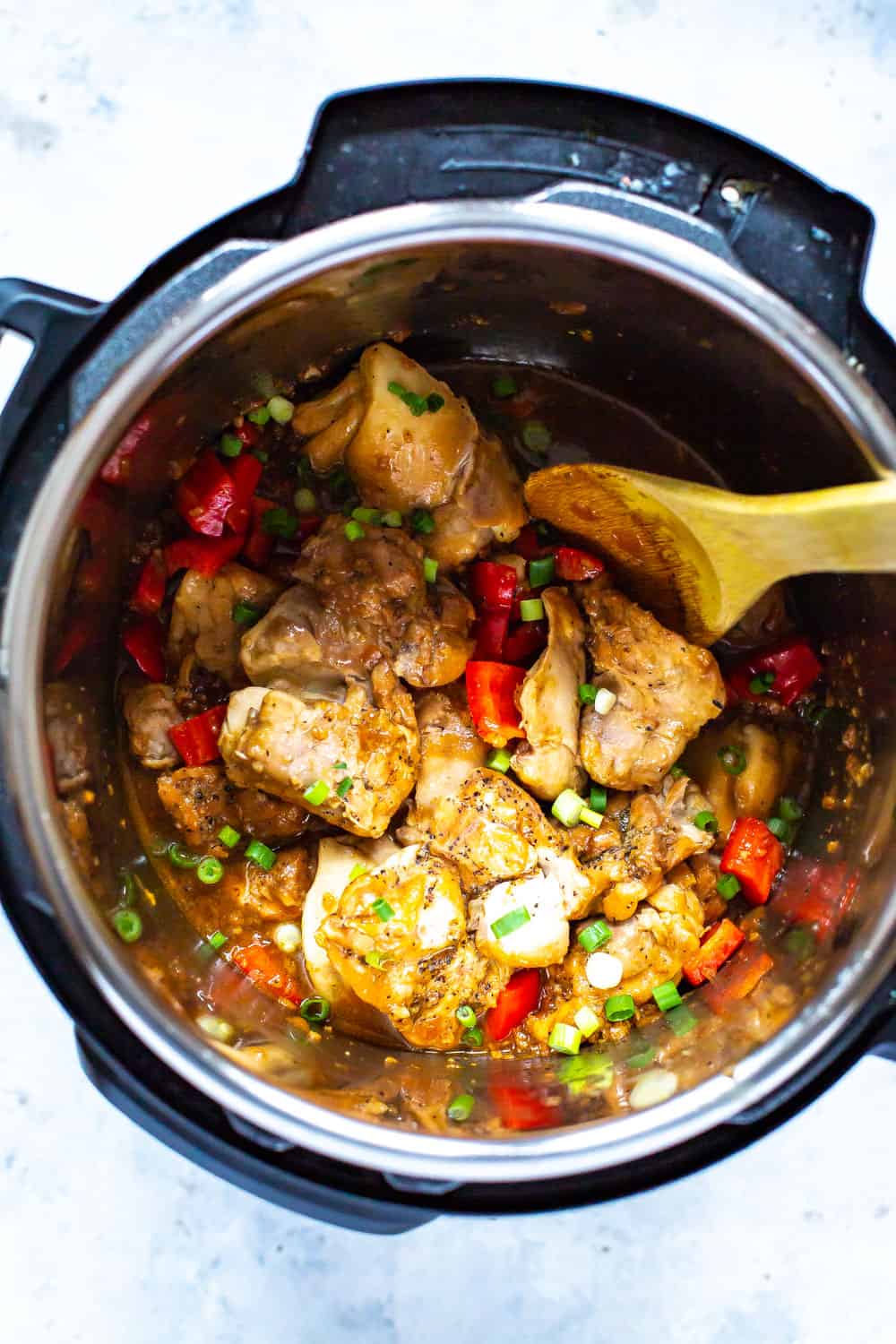 Instant Pot Chicken Adobo Eating Instantly