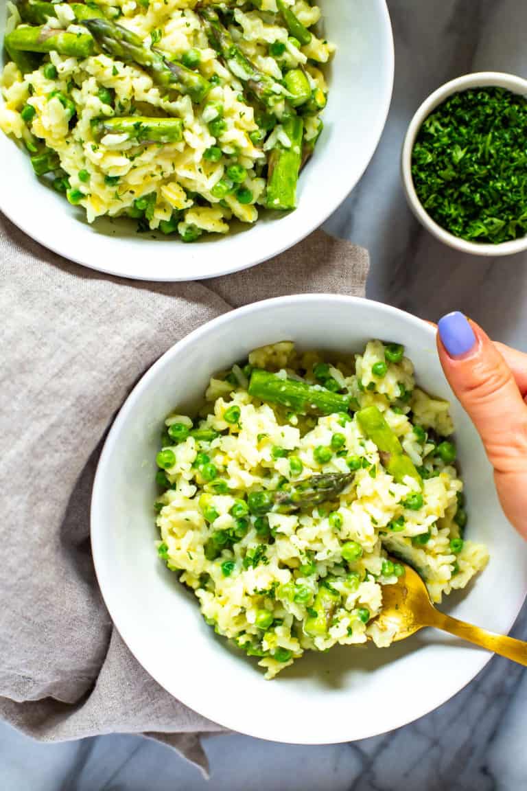 Spring Pea Instant Pot Risotto Eating Instantly