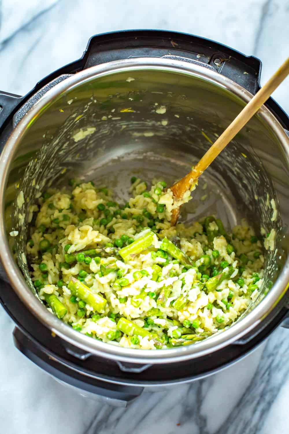 Spring Pea Instant Pot Risotto Eating Instantly