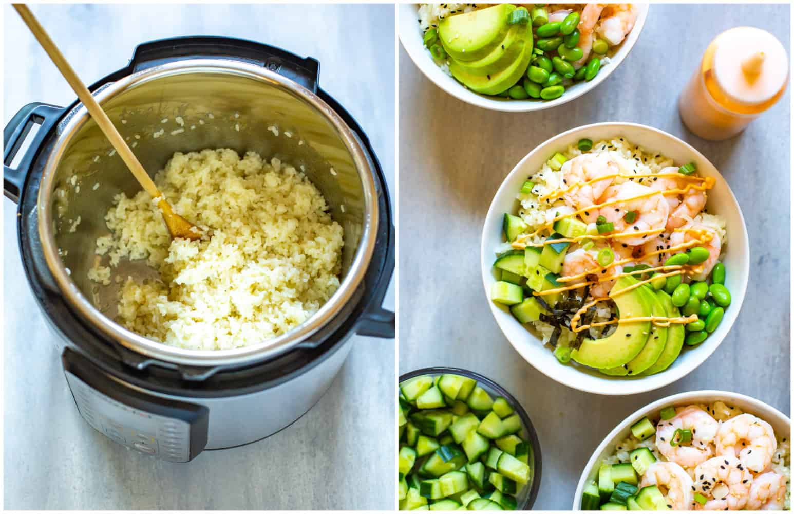Instant Pot Sushi Rice {+ Sushi Bowls!} Eating Instantly