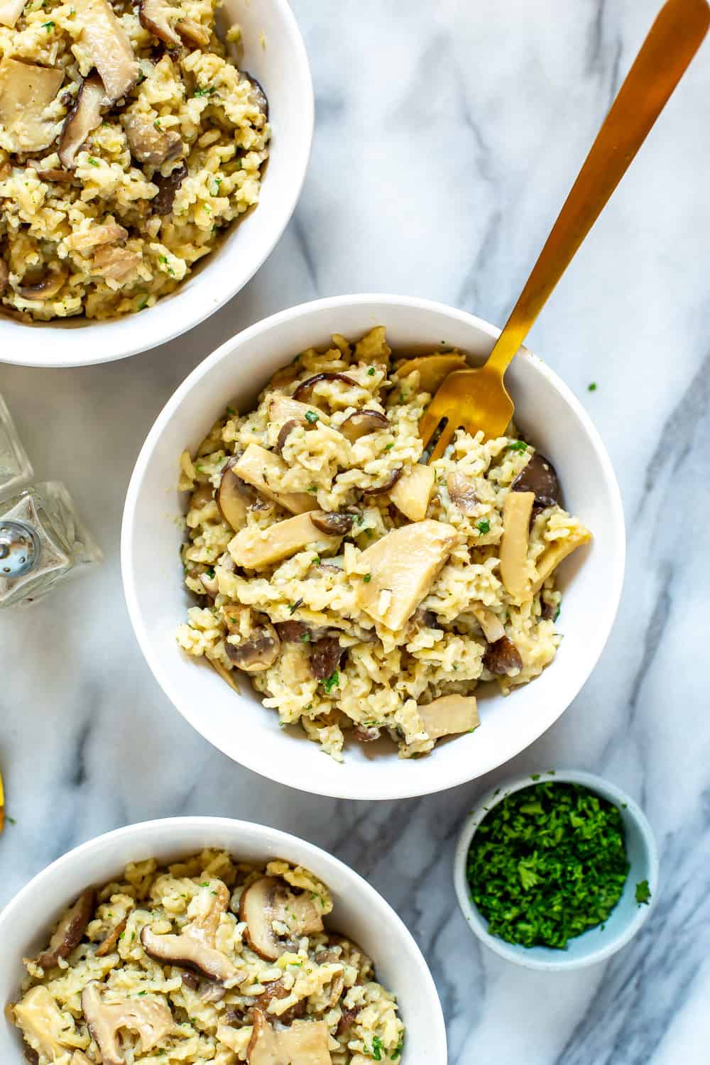 Instant Pot Mushroom Risotto Eating Instantly