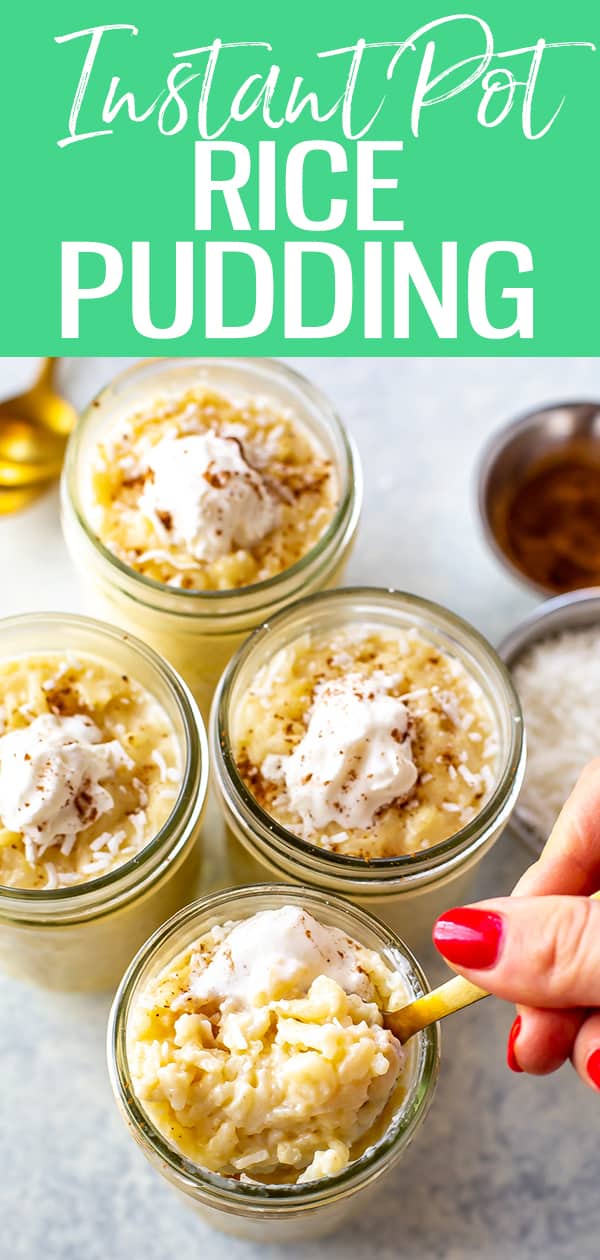 Instant Pot Rice Pudding {Thick+ Creamy} Eating Instantly