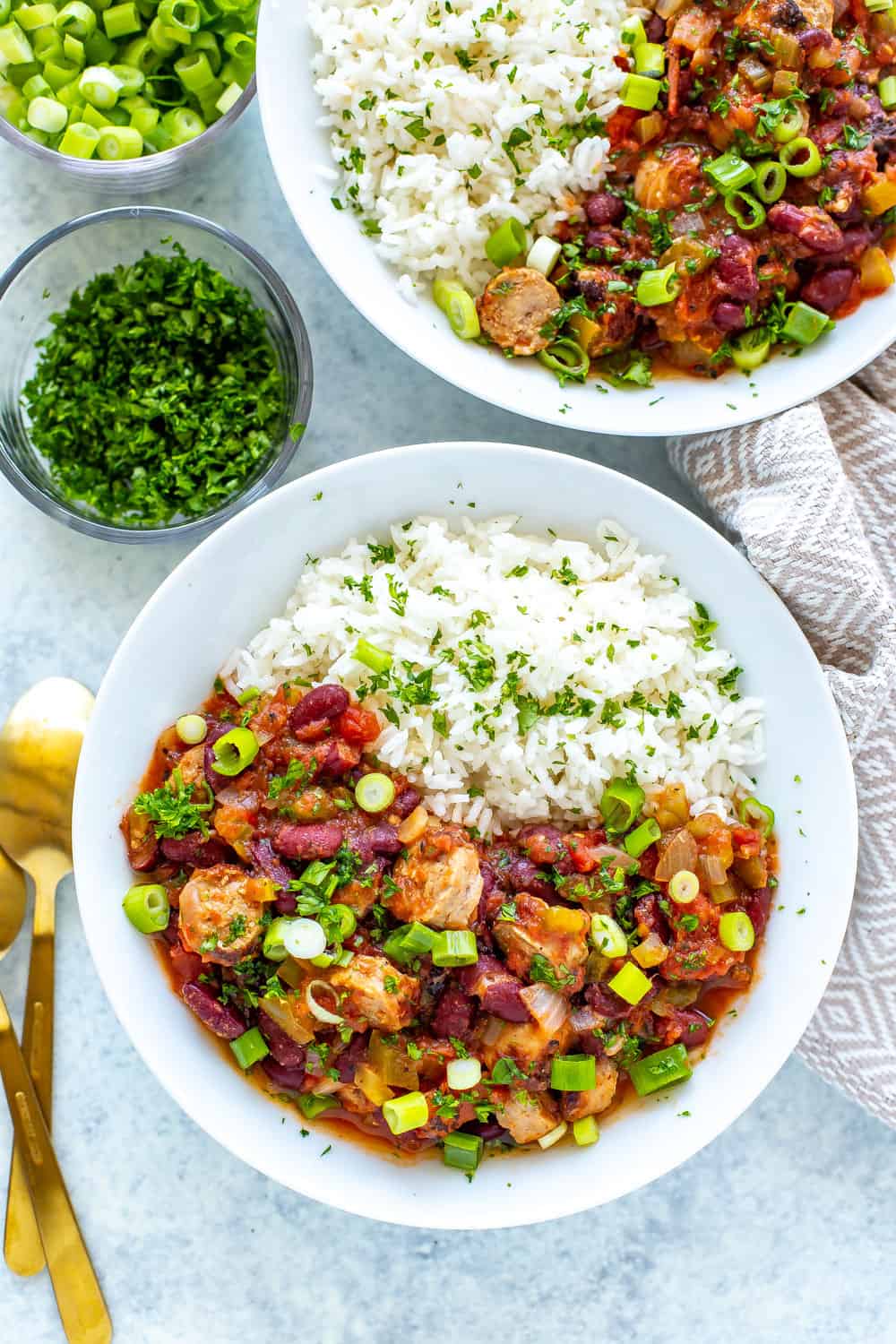 Instant Pot Red Beans and Rice Eating Instantly