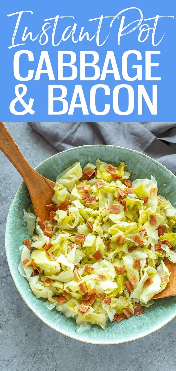 Easy Instant Pot Cabbage and Bacon Eating Instantly