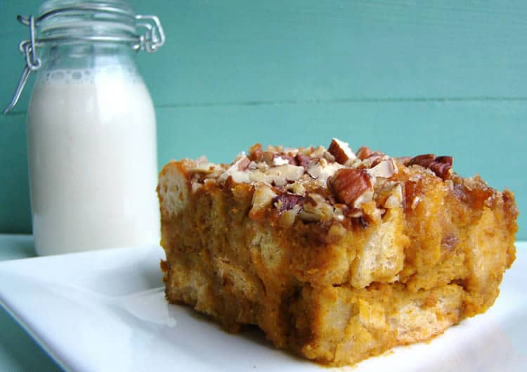 Pumpkin Maple Nut Bread Pudding Eating Rules