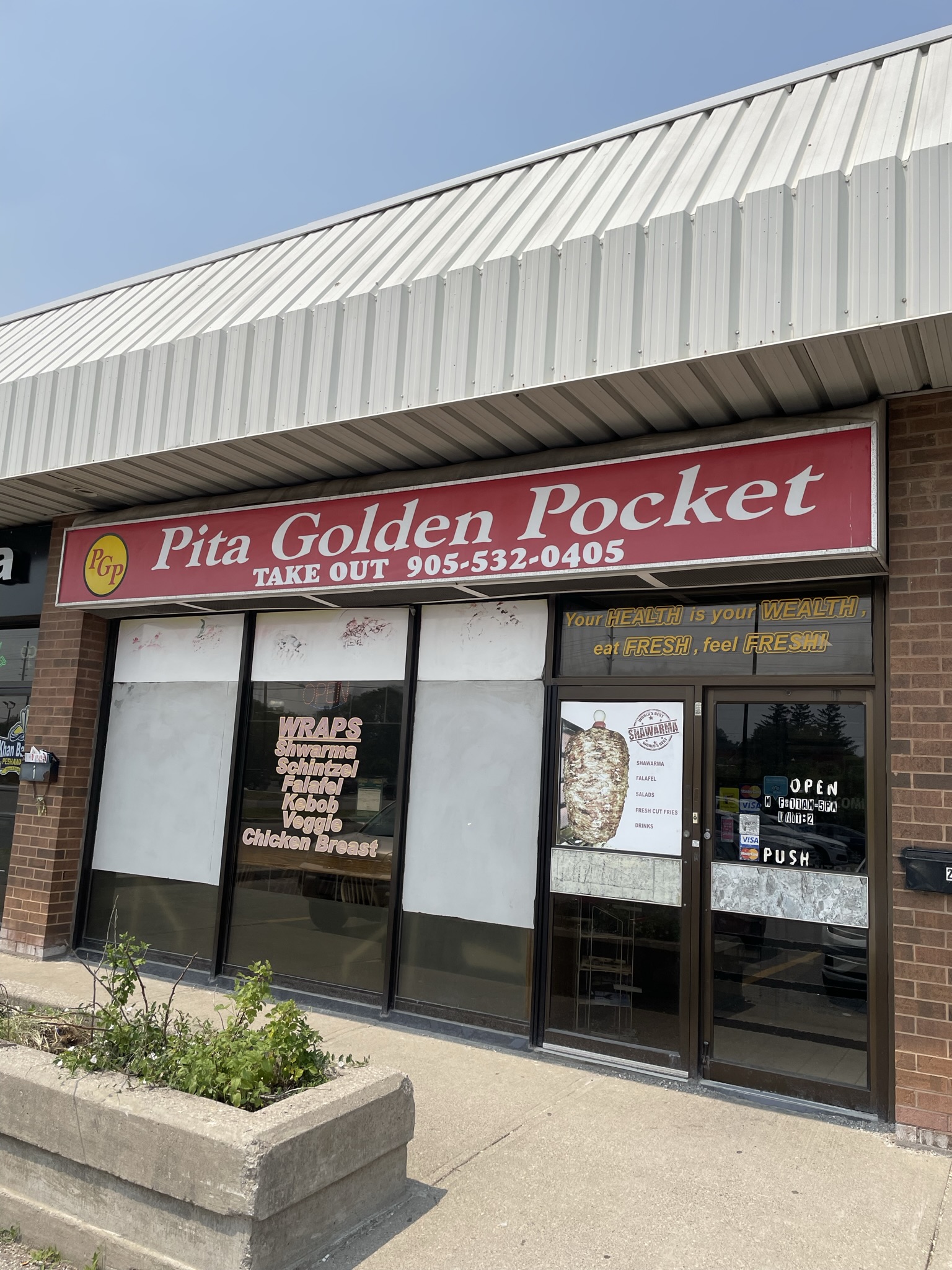 Pita Golden Pocket EatingYYZ