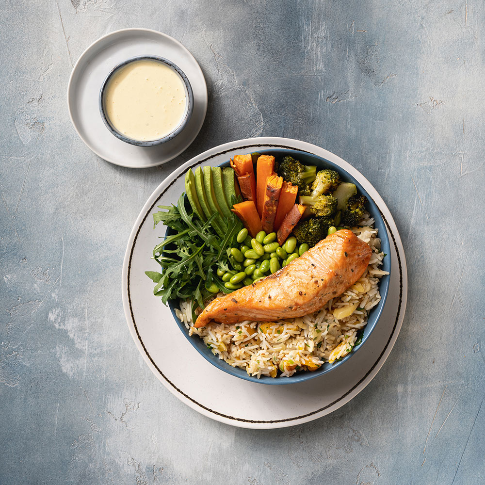 Baked Salmon & Fennel Rice Bowl Joga
