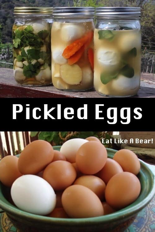 Pickled Eggs! For Great Flavor and Puckery Apple Cider Vinegar! Eat