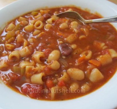 A bowl of soup