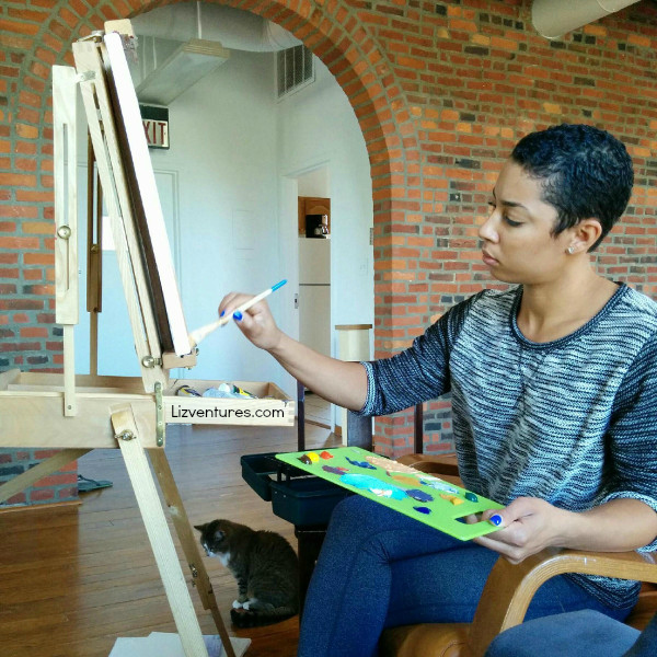 Me painting