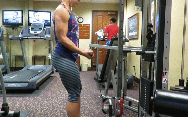 Cable bicep curls