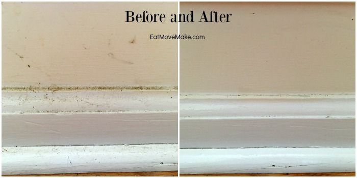 spring cleaning baseboards