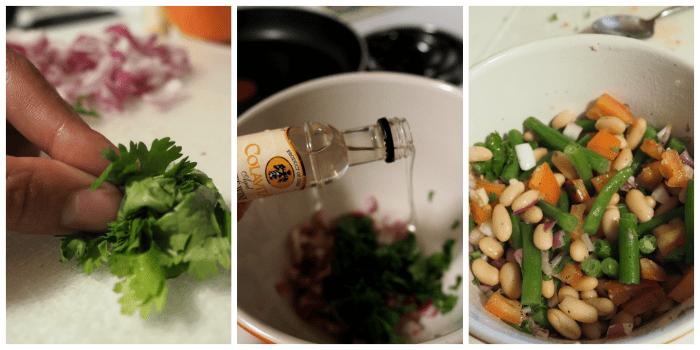 Hello Fresh Seared Cod prep