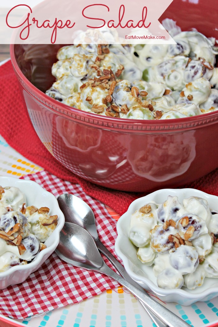 Grape Salad in bowls